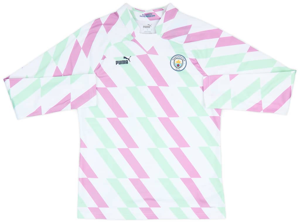 2022-23 Manchester City Puma Pre-Match Sweat Top (Women's XXL)