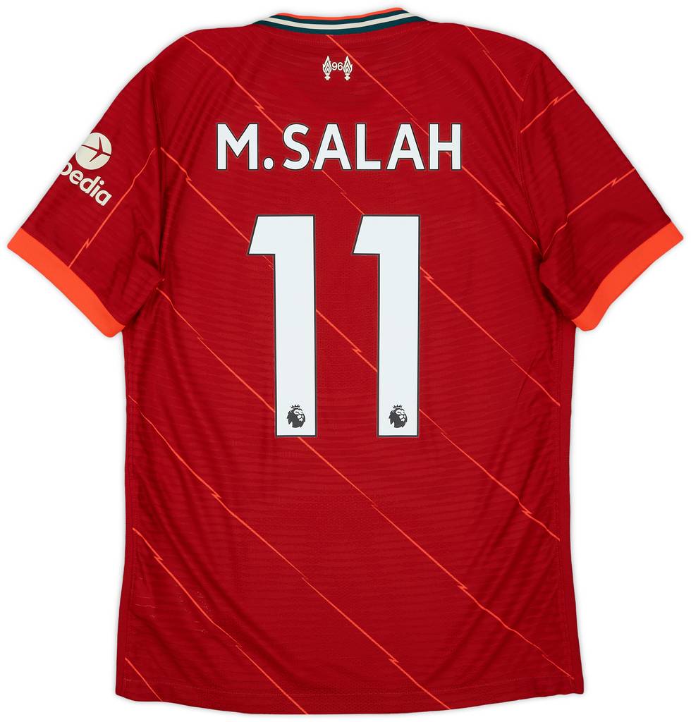 2021-22 Liverpool Authentic Home Shirt M.Salah #11 - 10/10 - (M)