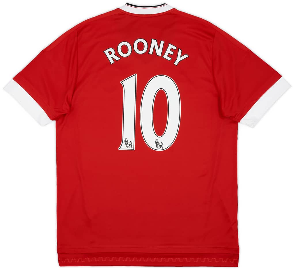 2015-16 Manchester United Home Shirt Rooney #10 (L)