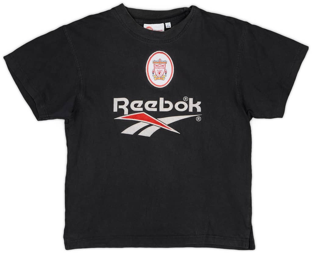 1997-98 Liverpool Reebok Cotton Tee - 6/10 - (L.Boys)