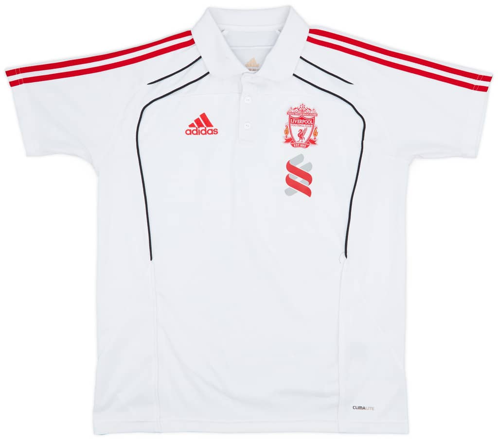 2010-11 Liverpool adidas Polo Shirt - 6/10 - (M/L)