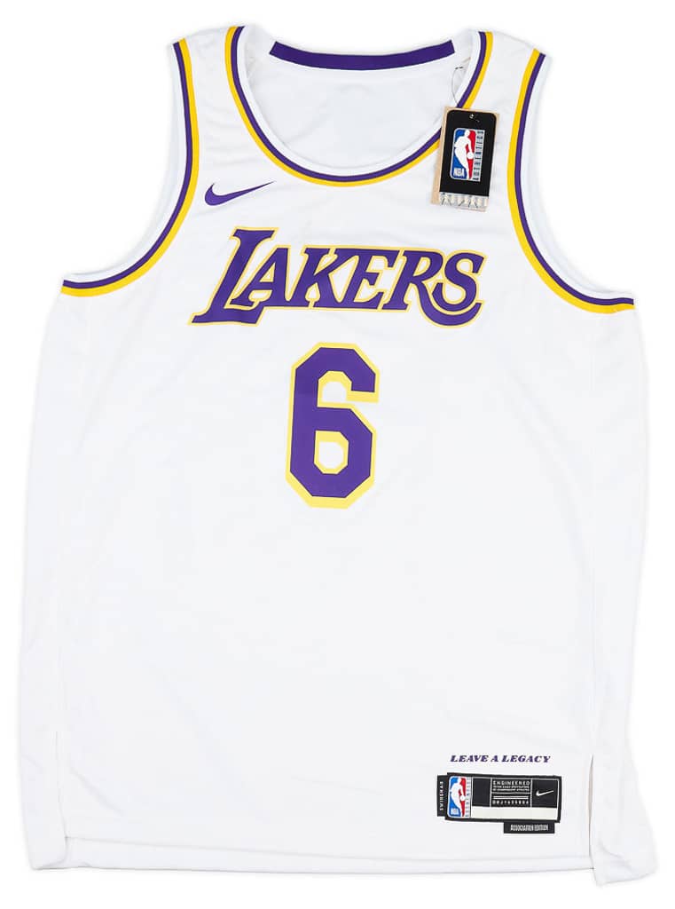 2021-23 LA Lakers James #6 Nike Swingman Jersey (Home) XL - W/Tags