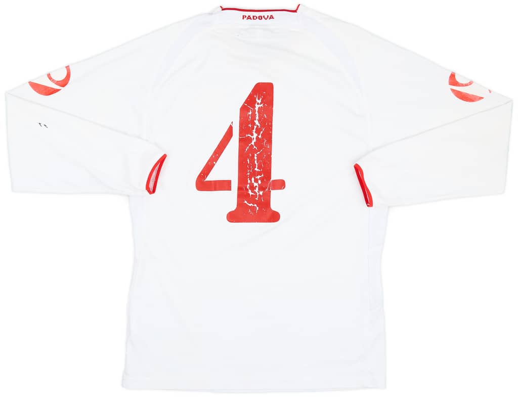 2005-06 Padova Home L/S Shirt #4 - 5/10 - (S)