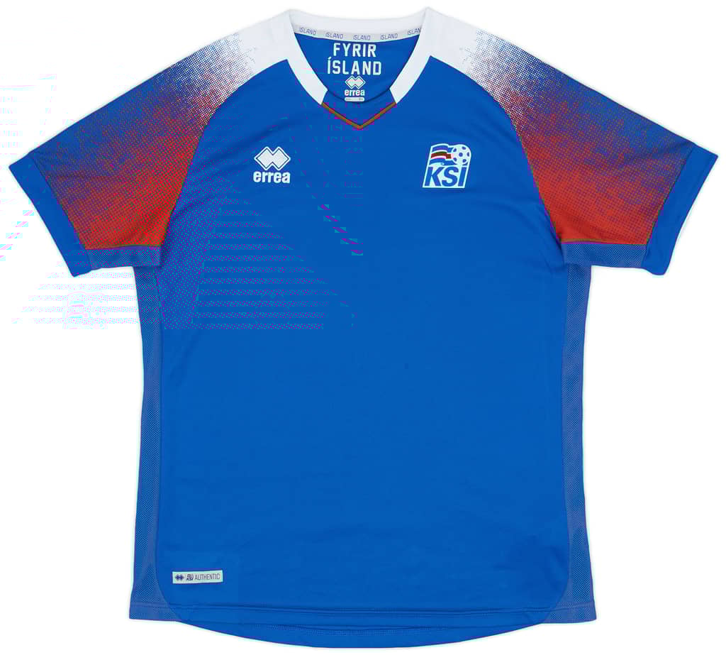 2018-19 Iceland Home Shirt - 8/10 - (XL)