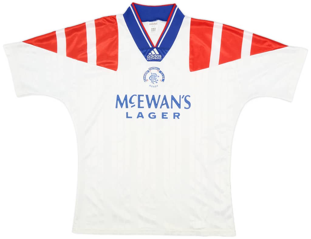1992-93 Rangers Away Shirt #9 - 8/10 - (M)