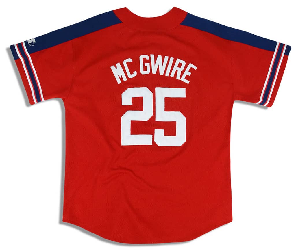 1990s St. Louis Cardinals McGwire #25 Starter Jersey L