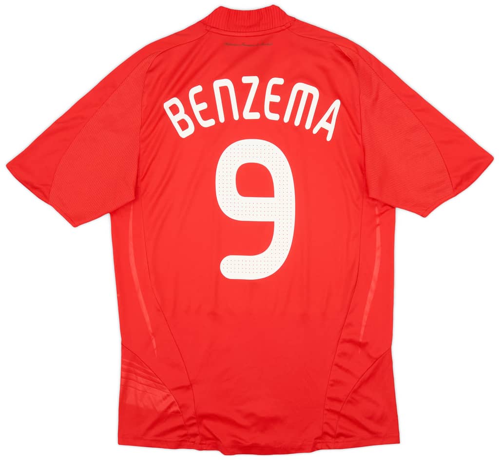 2007-08 France Away Shirt Benzema #9 - 6/10 - (M)