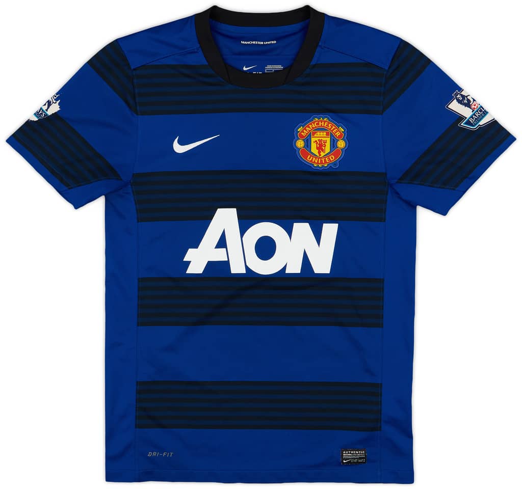 2011-13 Manchester United Away Shirt Young #18 - 6/10 - (S)