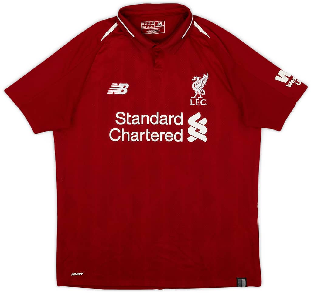 2018-19 Liverpool Home Shirt - 7/10 - (XL.Boys)