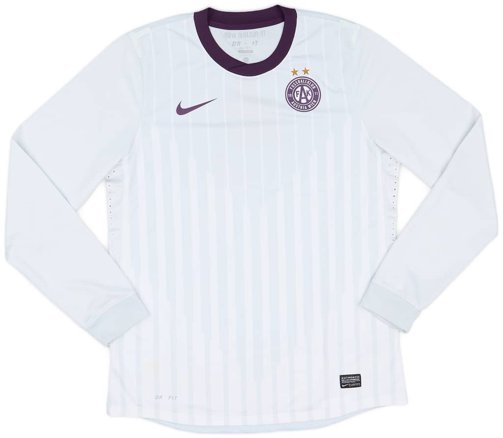2011-12 Austria Vienna Player Issue Away L/S Shirt - 8/10 - (L)