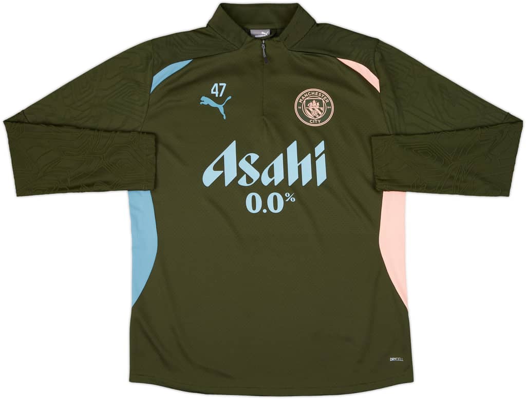 2024-25 Manchester City Player Issue 1/4 Zip Training Top #47 (Foden) - As New - (S)