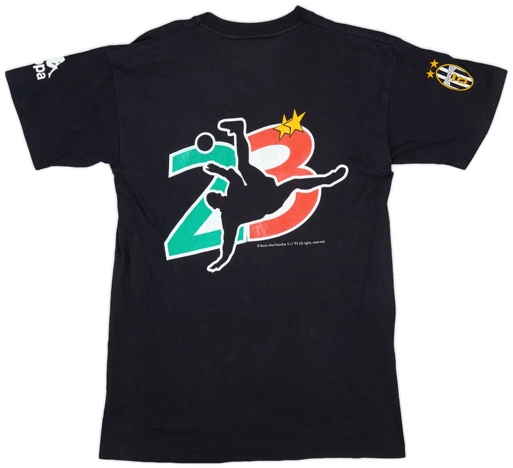 1994-95 Juventus 'Campionato Italiano 1994-1995' Cotton Tee - 6/10 - (M)