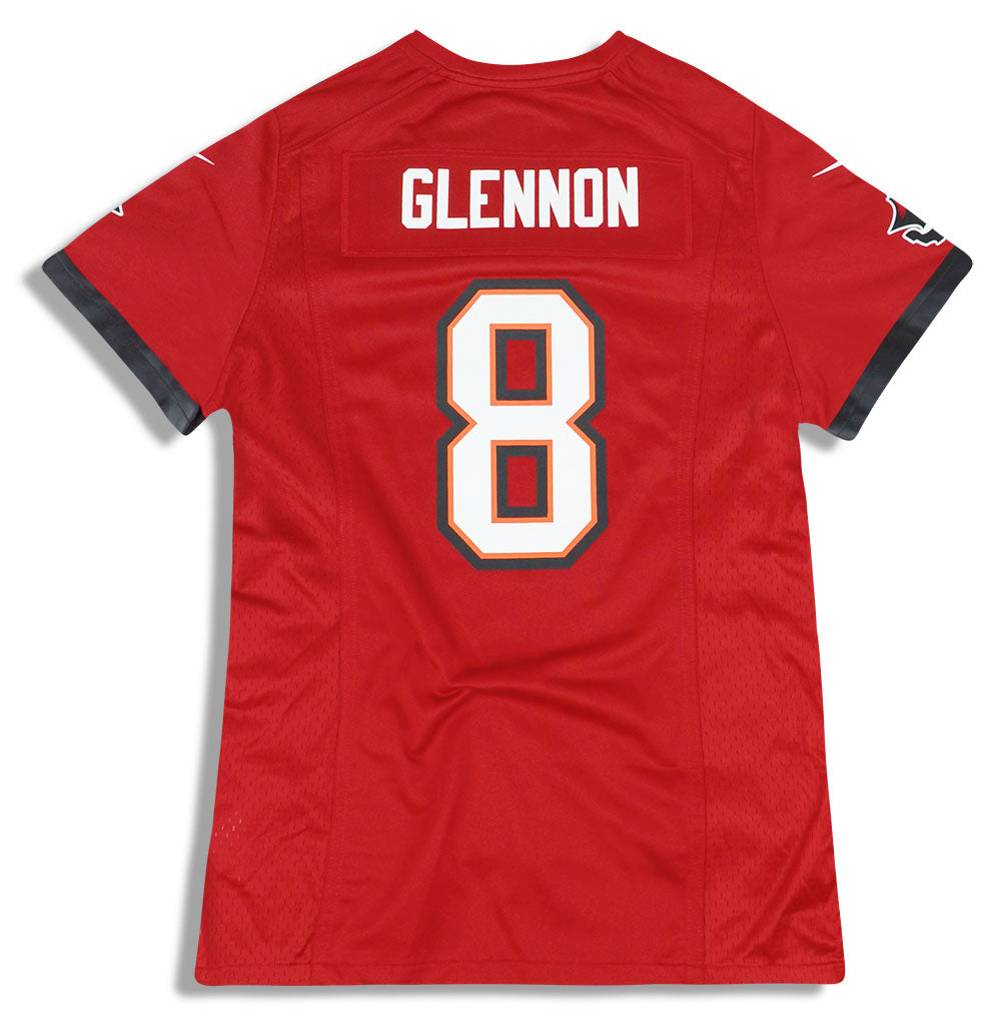 2013 Tampa Bay Buccaneers Glennon #8 Nike Game Jersey (Home) Womens (L)
