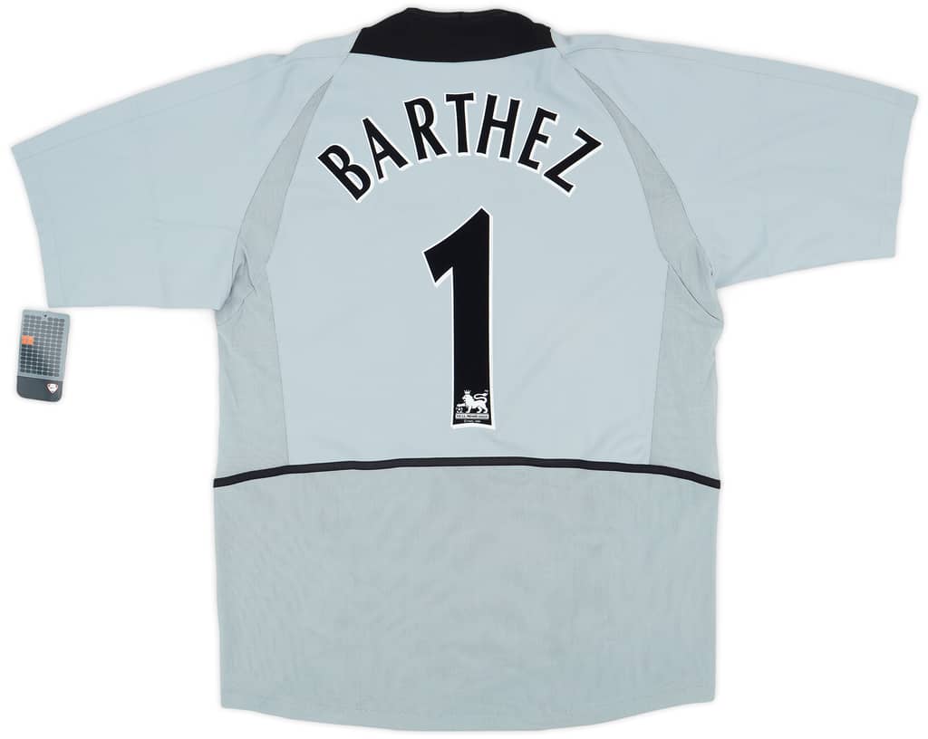 2002-04 Manchester United Player Issue GK S/S Shirt Barthez #1 (L)