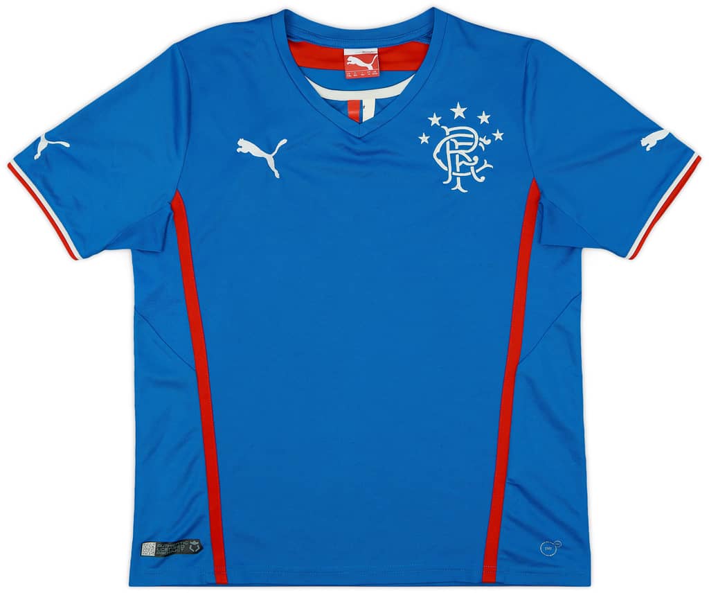 2013-14 Rangers Home Shirt - 7/10 - (XL.Boys)