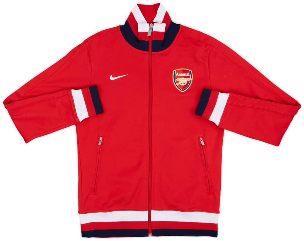 2013-14 Arsenal Nike N98 Track Jacket - 8/10 - (S)