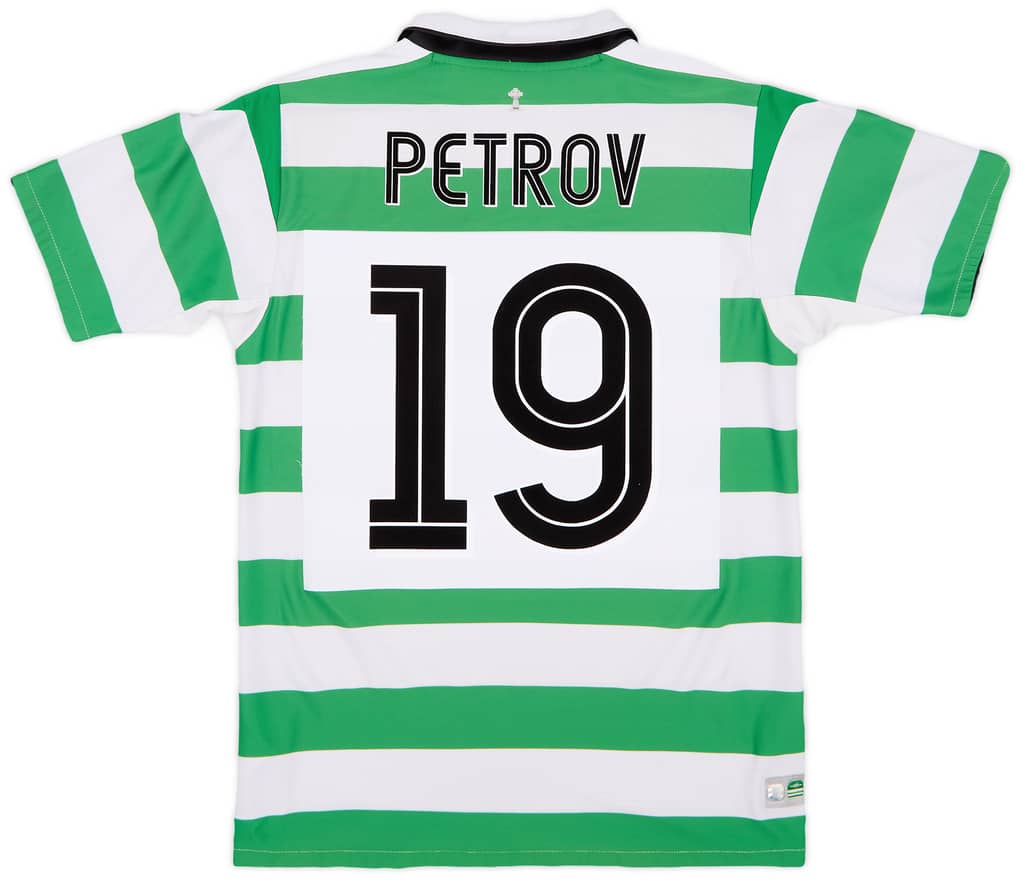 2004-05 Celtic Home Shirt Petrov #19 - 9/10 - (S)