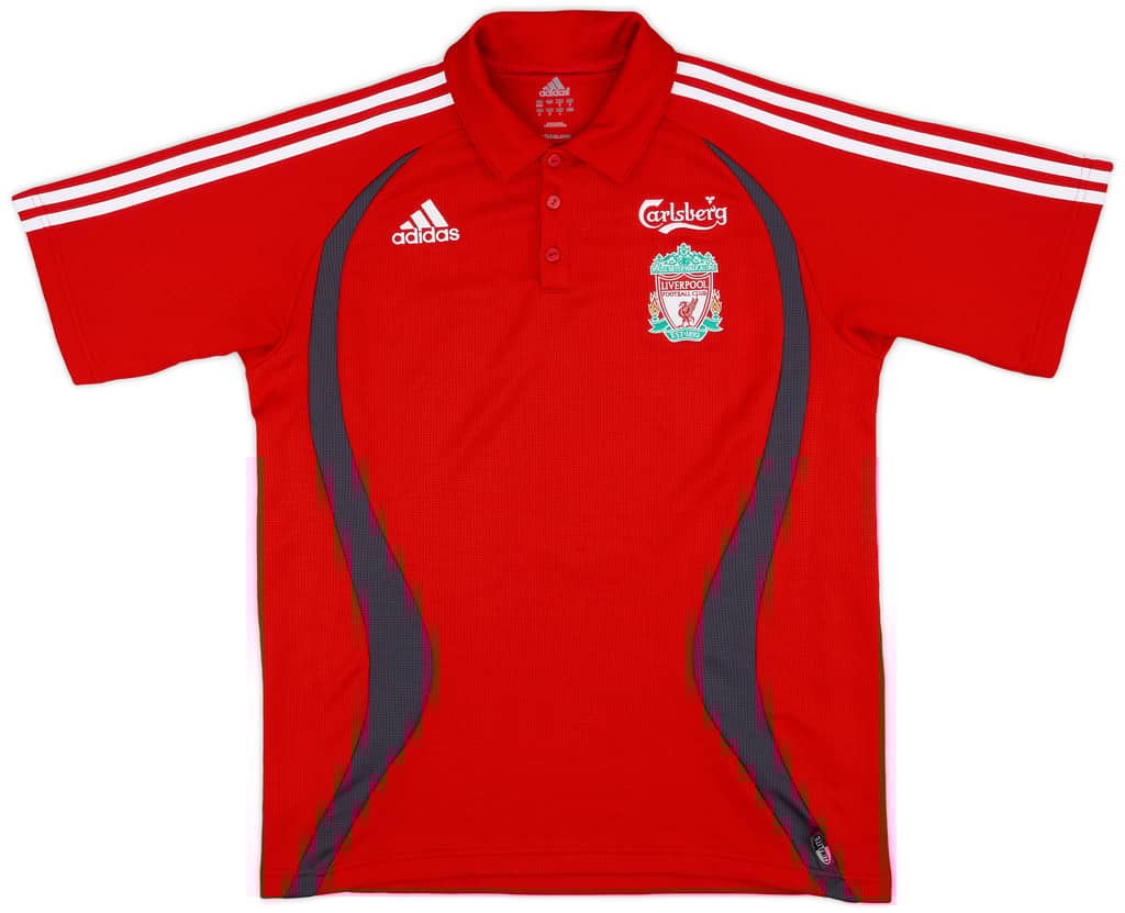 2006-07 Liverpool adidas Polo Shirt - 9/10 - (M)