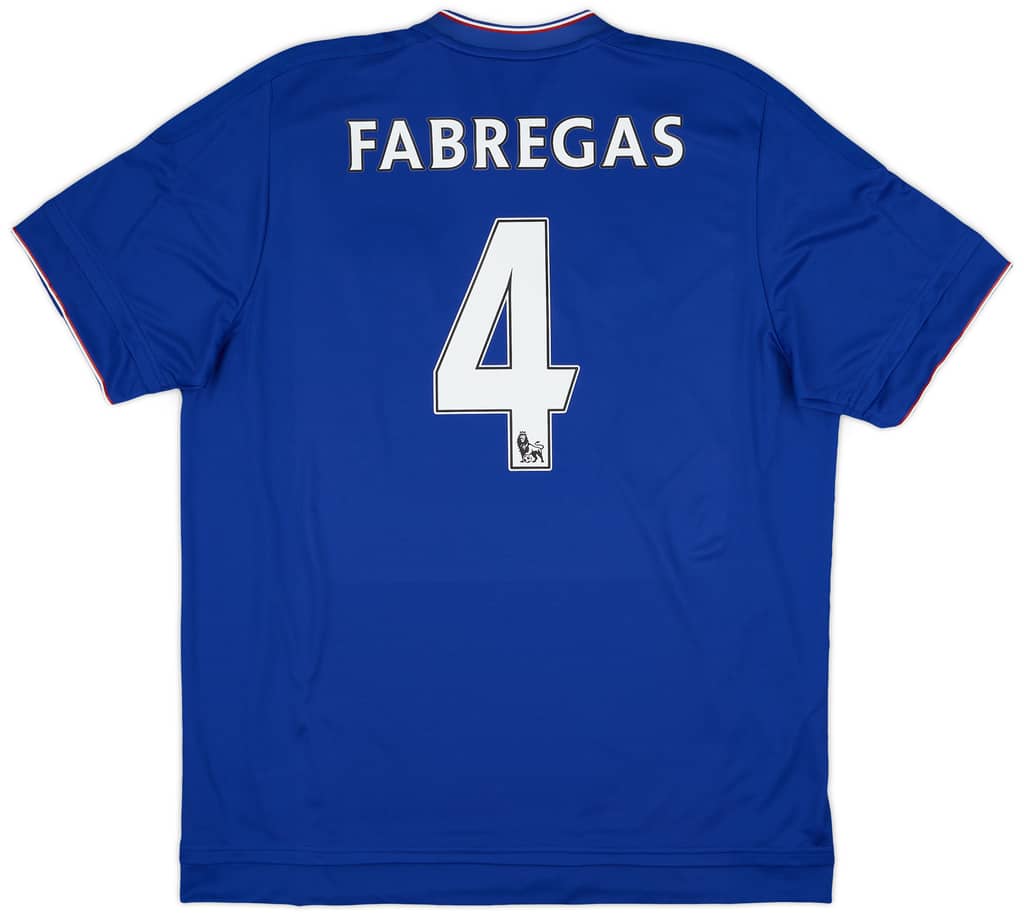 2015-16 Chelsea Home Shirt Fabregas #4 (XL)