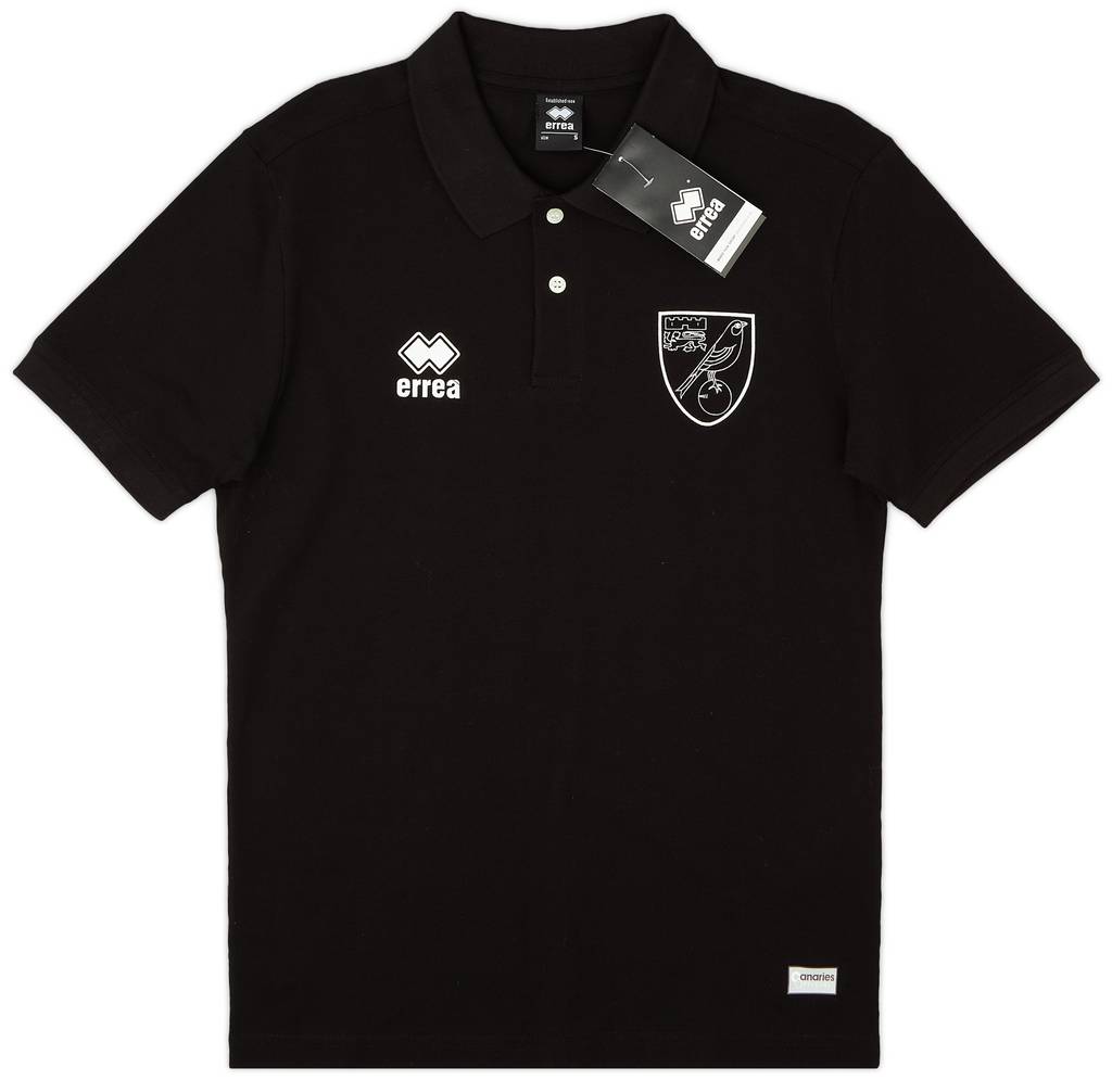 2017-18 Norwich Errea Polo T-Shirt (S)