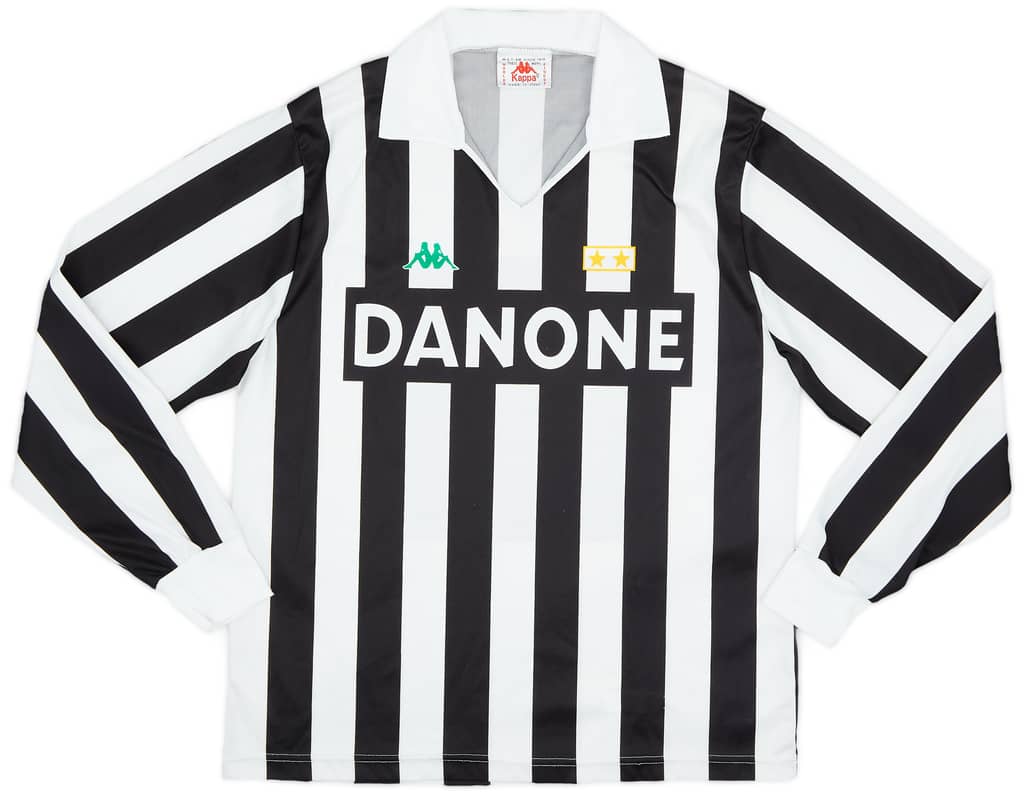 1992-94 Juventus Basic Home L/S Shirt - 8/10 - (L)