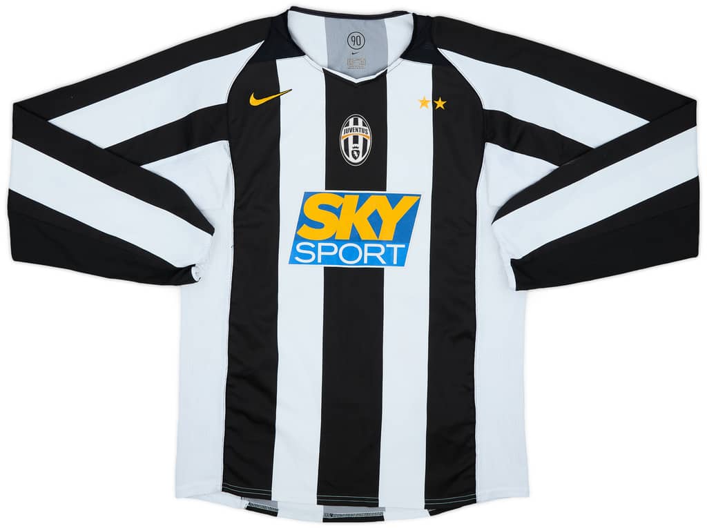 2004-05 Juventus Home L/S Shirt - 8/10 - (M)