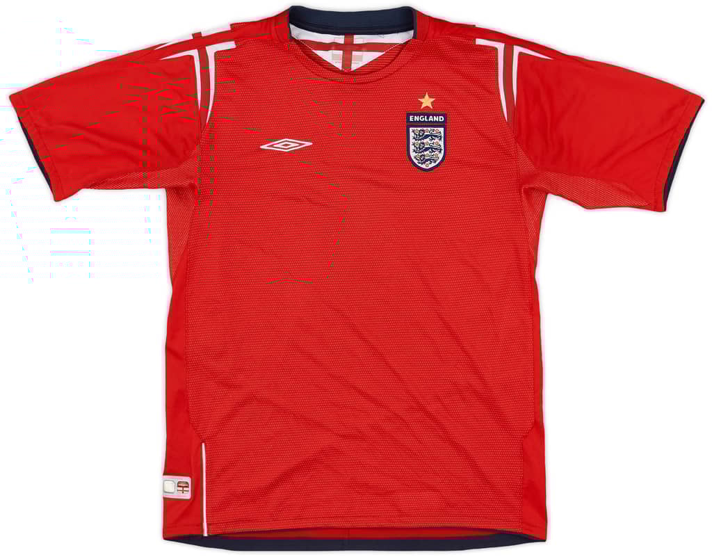 2004-06 England Away Shirt - 8/10 - (XL.Boys)