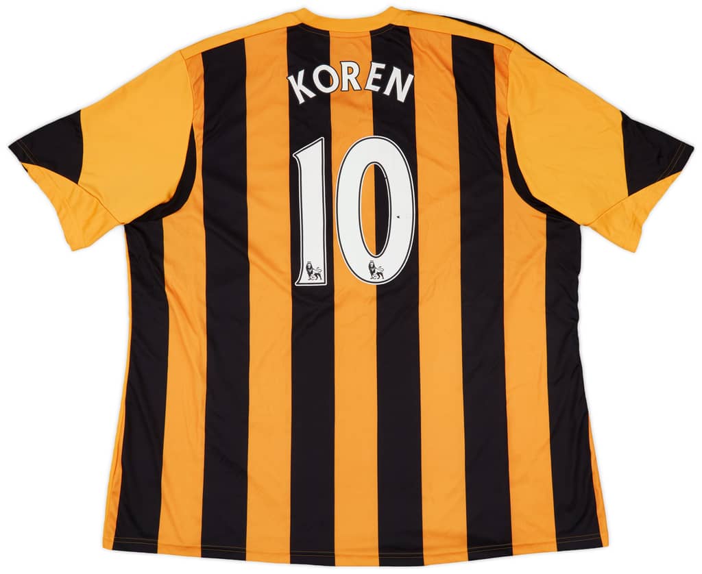 2013-14 Hull City Home Shirt Koren #10 - 7/10 - (3XL)