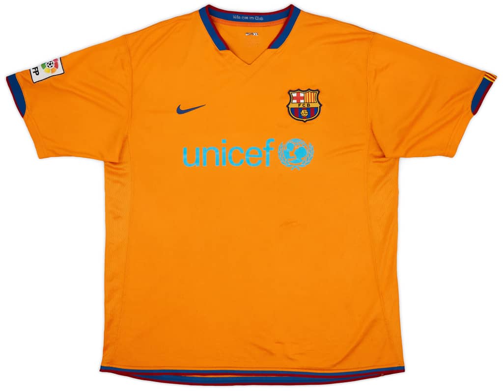 2006-08 Barcelona Away Shirt Messi #19 - 6/10 - (XL)