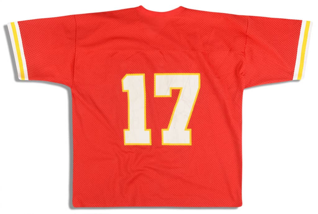 1992 Kansas City Chiefs Krieg #17 Logo 7 Jersey (Home) XL
