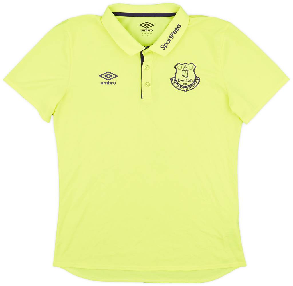 2018-19 Everton Umbro Polo Shirt - 8/10 - (L)