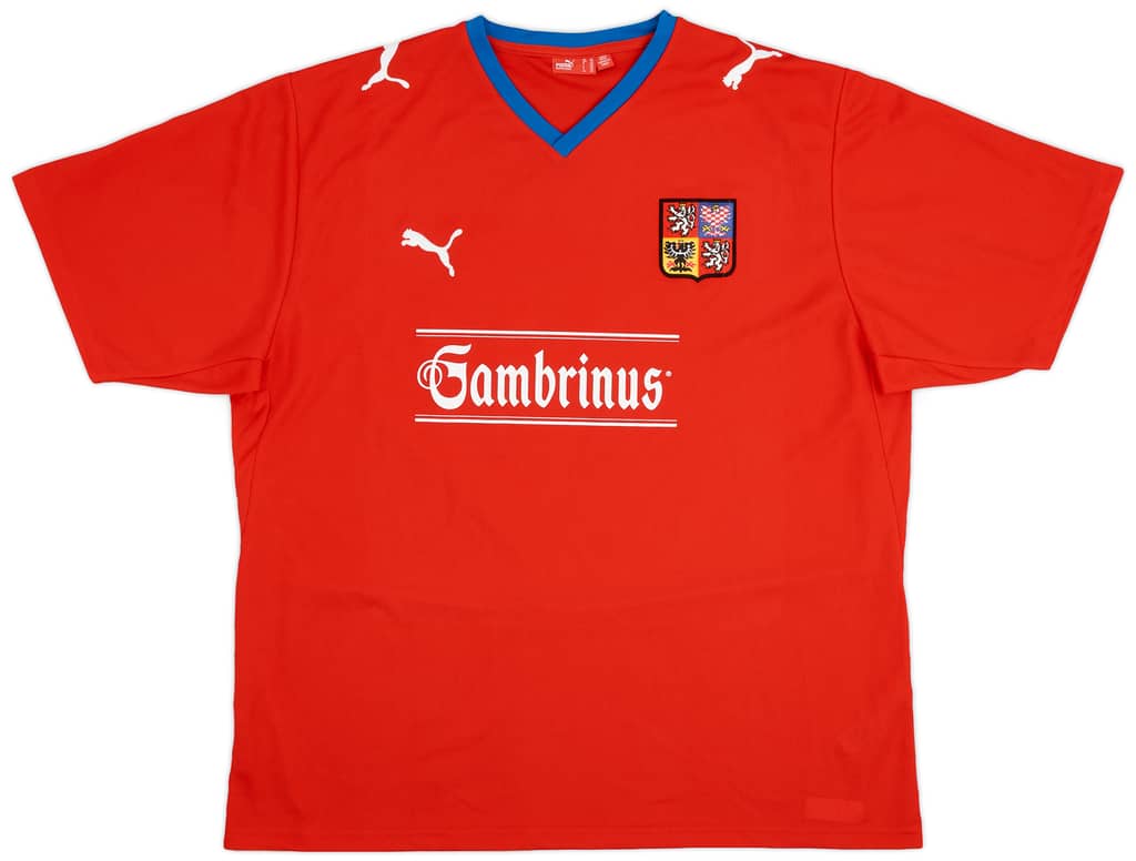 2008-09 Czech Republic Basic Home Shirt - 9/10 - (XXL)