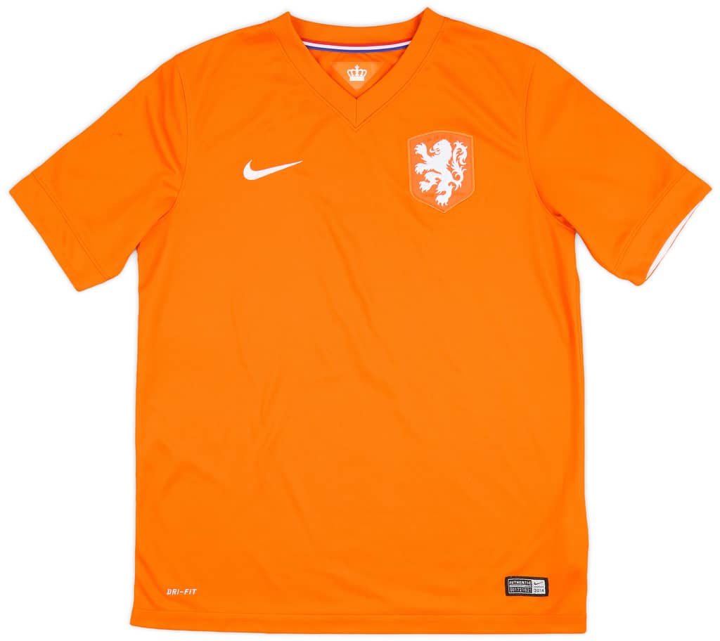 2014-15 Netherlands Home Shirt - 8/10 - (XL.Boys)