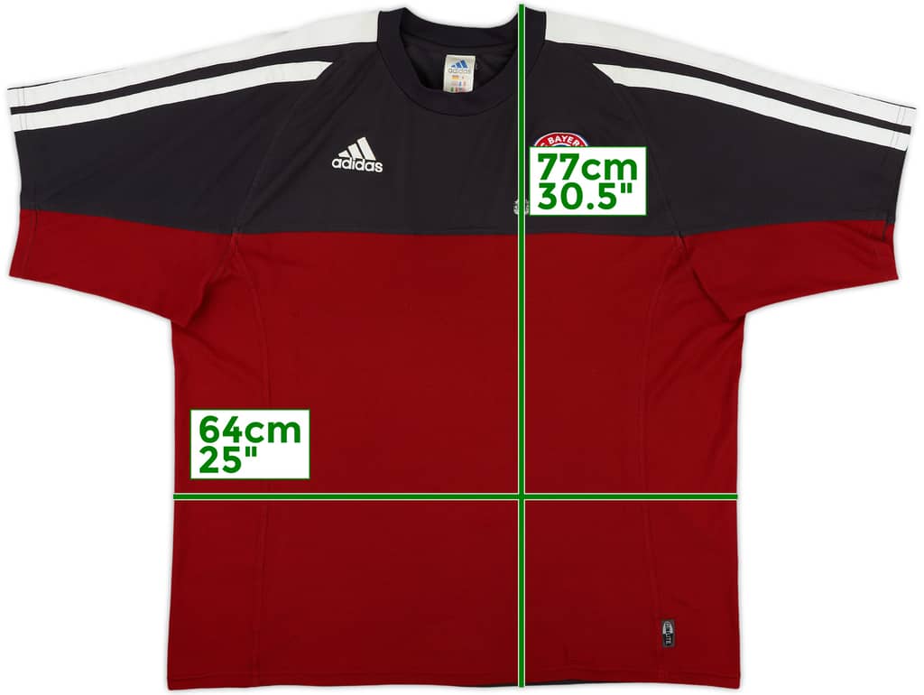 2001-02 Bayern Munich adidas Training Shirt - 4/10 - (XL)