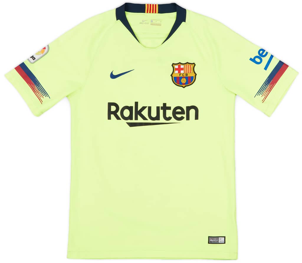 2018-19 Barcelona Away Shirt Messi #10 - 6/10 - (S)
