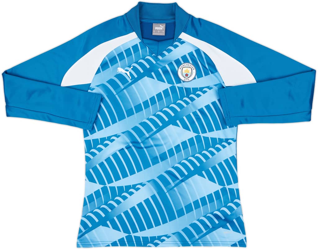 2023-24 Manchester City Women's Puma Pre-Match Sweat Top - 9/10 - (S)