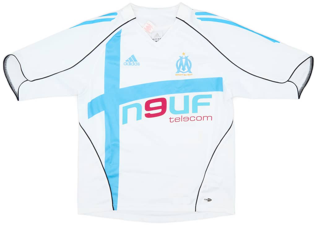 2004-05 Olympique Marseille Home Shirt - 8/10 - (XL.Boys)