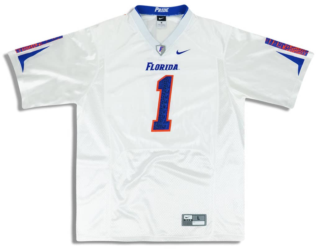 2010 Florida Gators Jenkins #1 Nike Jersey (Away) L