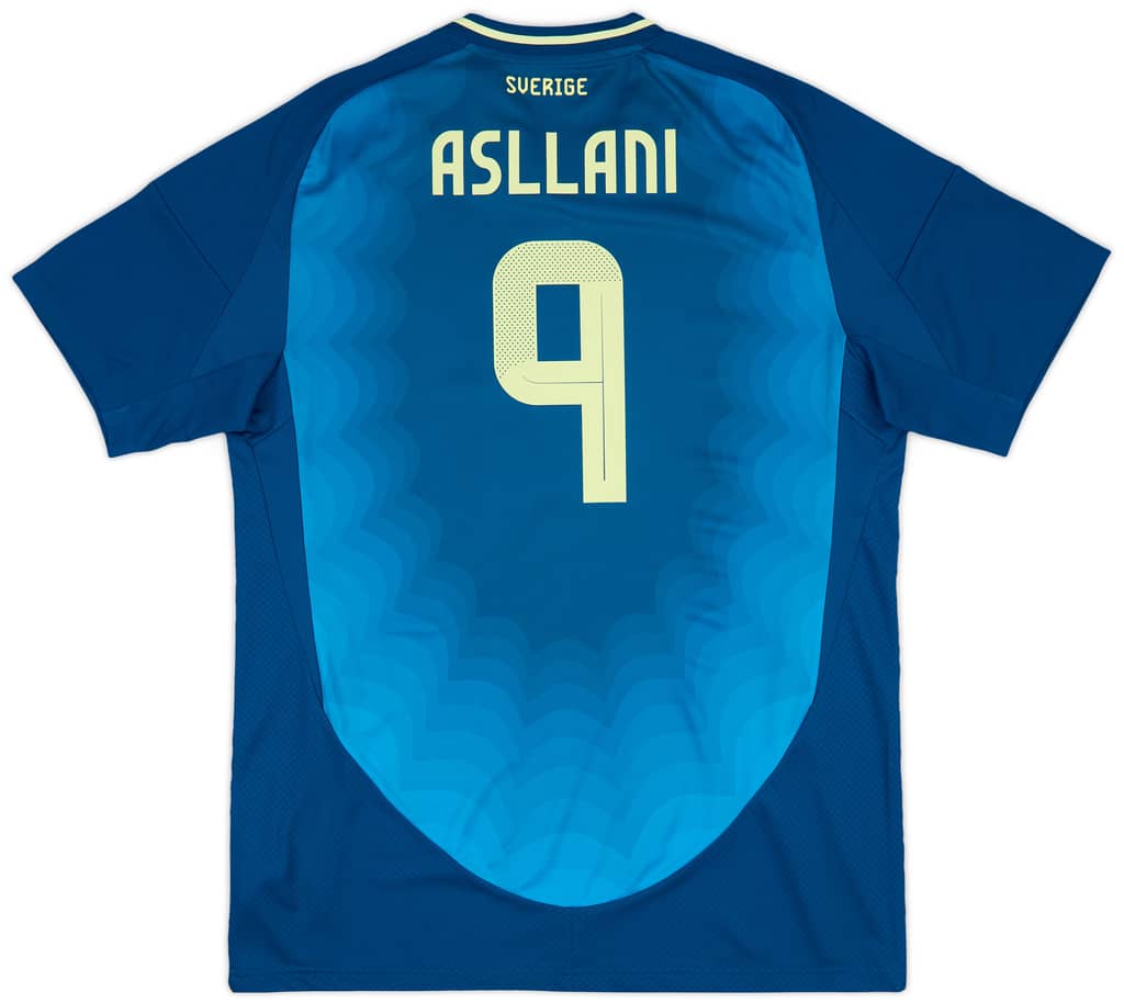 2025-26 Sweden Women's Away Shirt Asllani #9 (Unisex fit)