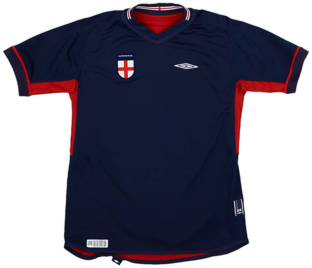2002-04 England Away Shirt - 9/10 - (XL.Boys)