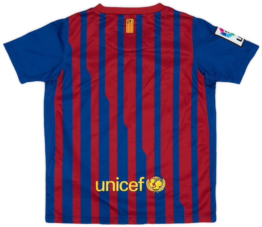 2011-12 Barcelona Home Shirt - 8/10 - (XS.Boys)