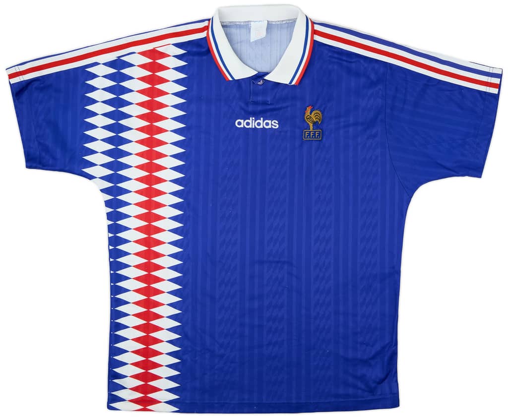 1994-96 France Home Shirt - 8/10 - (L)