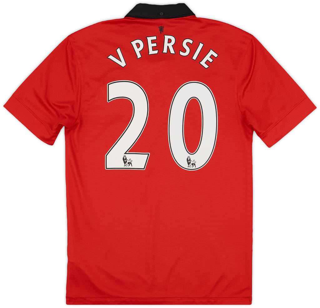 2013-14 Manchester United Home Shirt V Persie #20 - 7/10 - (S)