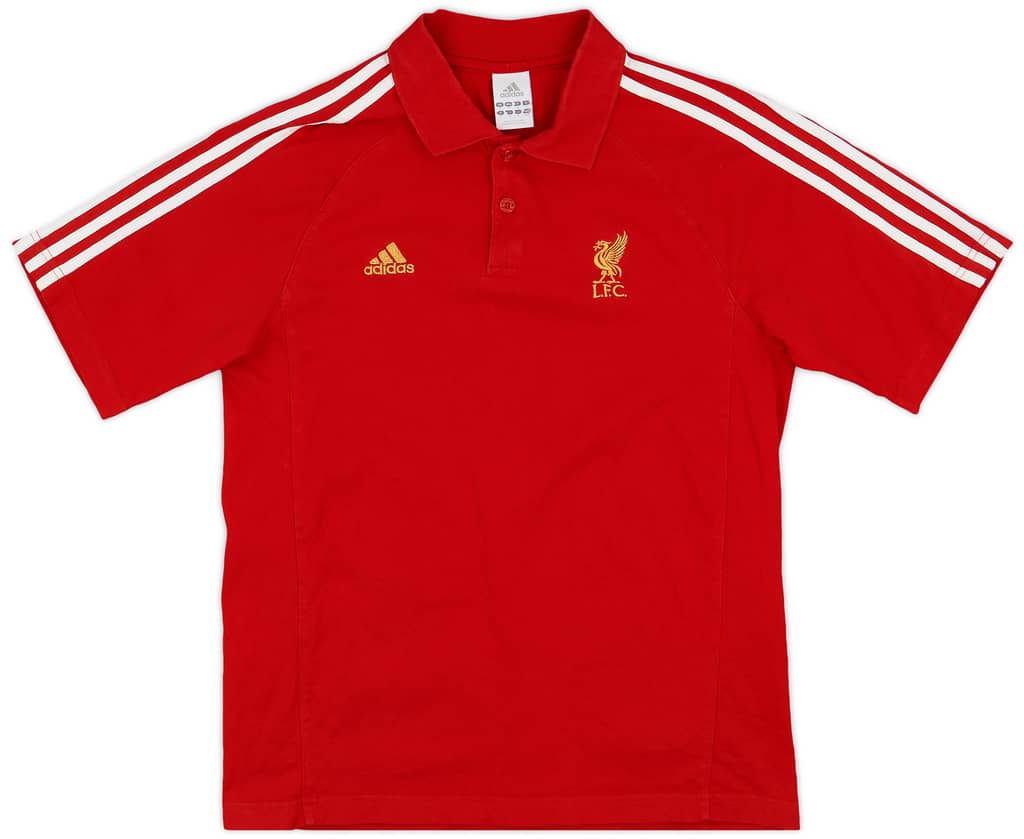 2007-08 Liverpool adidas Cotton Tee - 9/10 - (M)