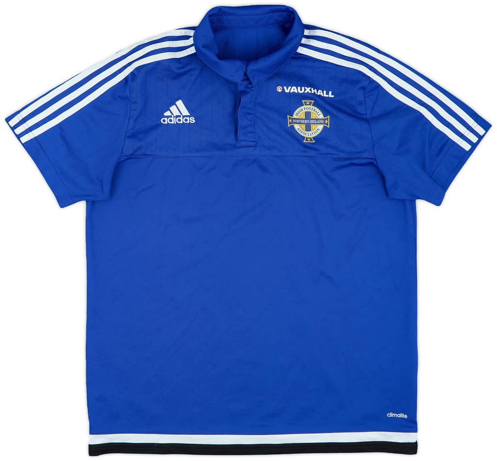 2016-18 Northern Ireland adidas Polo Shirt - 9/10 - (L)