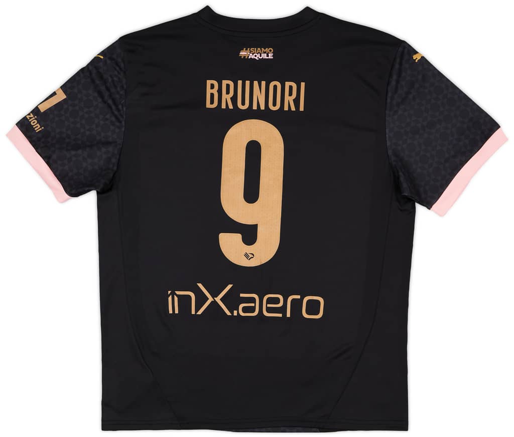2024-25 Palermo Match Issue Away Shirt Brunori #9