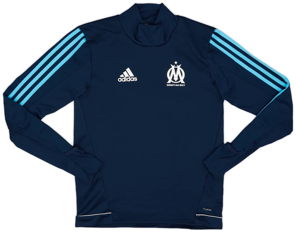 2017-18 Olympique Marseille adidas Sweat Top - 9/10 - (S)