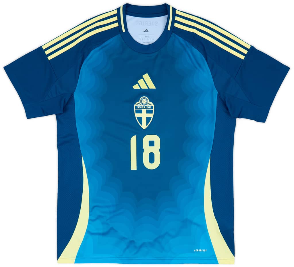 2025-26 Sweden Women's Away Shirt Rolfo #18 (Unisex fit)