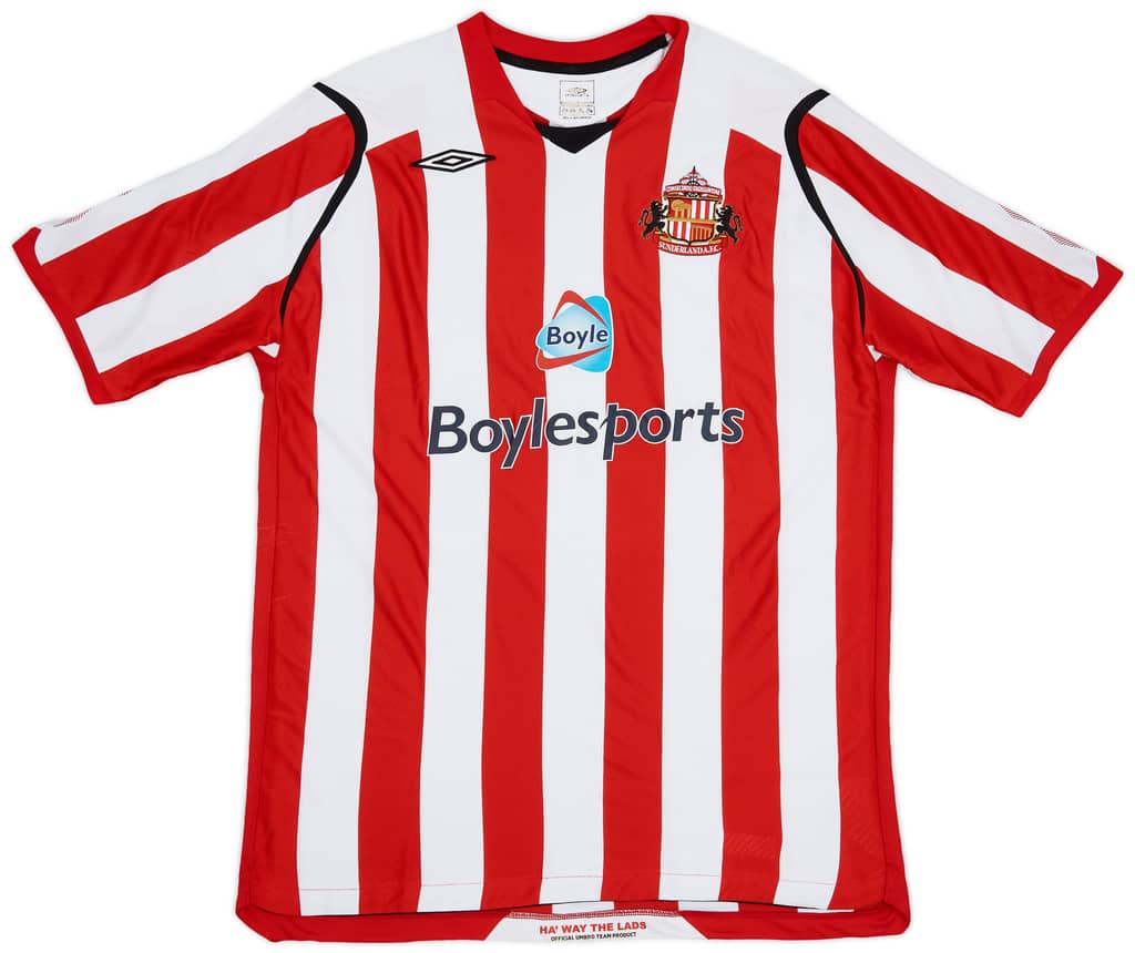 2008-09 Sunderland Home Shirt Yorke #19 - 7/10 - (L)
