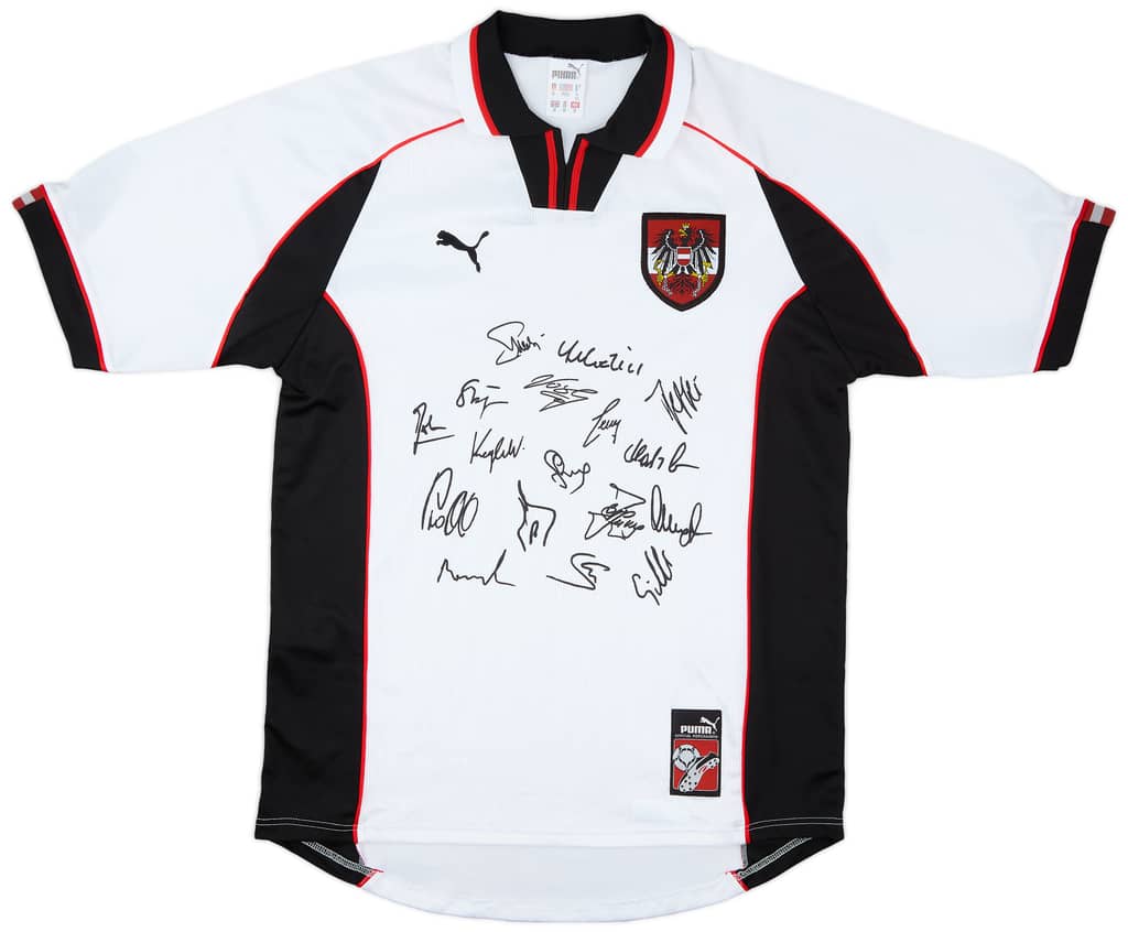 1998 Austria 'Signed' Home Shirt - 9/10 - (M)